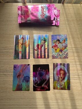 McDonald's  Holographic K-Pop Collectible Cards